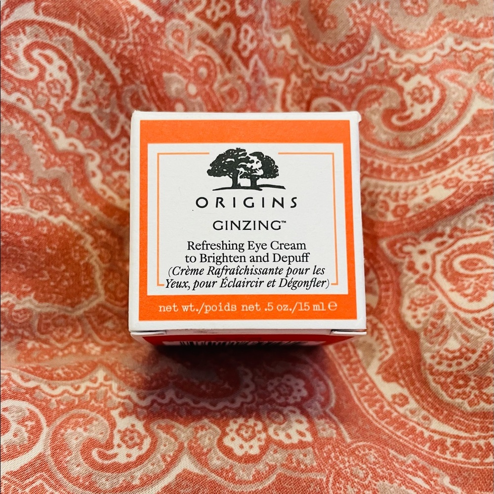 Origins GINZING Refreshing Eye Cream .5oz BNIB